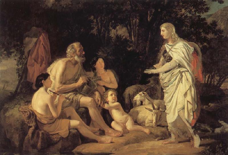 Erminla with the Shepherds, Karl Briullov